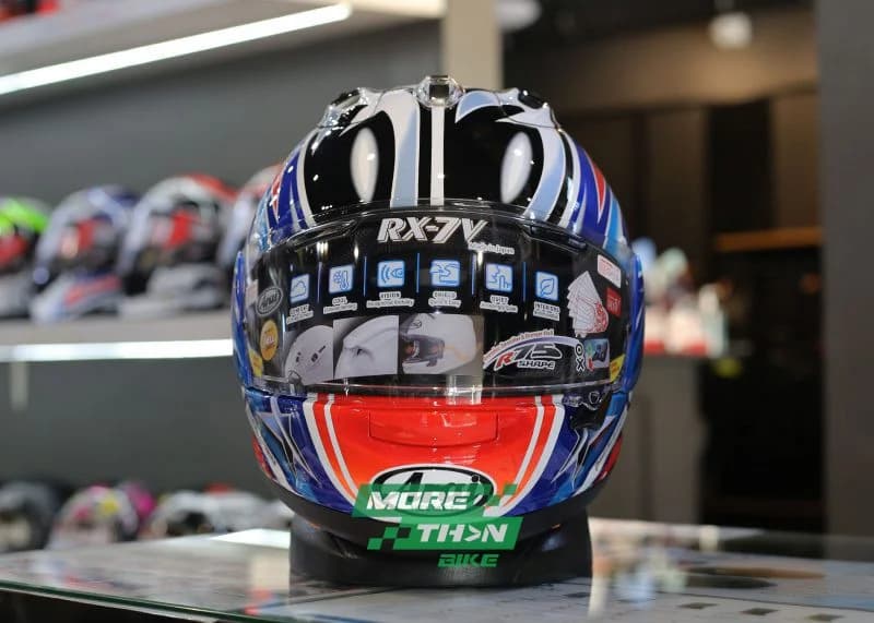 หมวกกันน็อค Arai รุ่น RX-7V Evo ลาย Nakano Red