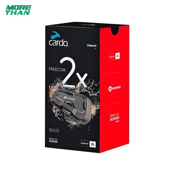 บลูทูธติดหมวก Cardo Freecom 2X DUO (แพ็คคู่)