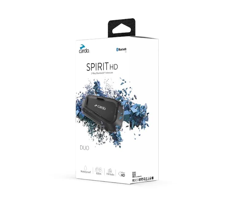 บลูทูธติดหมวก Cardo Spirit HD Duo (แพ็คคู่)