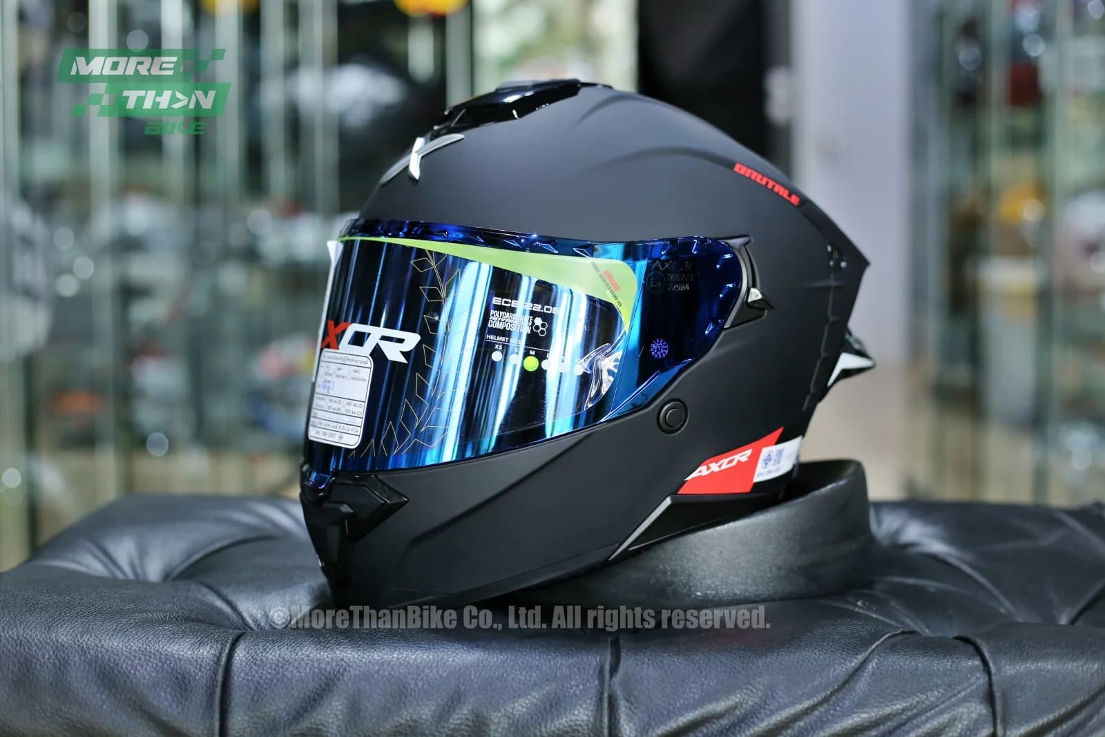 หมวกกันน็อค AXOR รุ่น Brutale ลาย Dual Matt Black