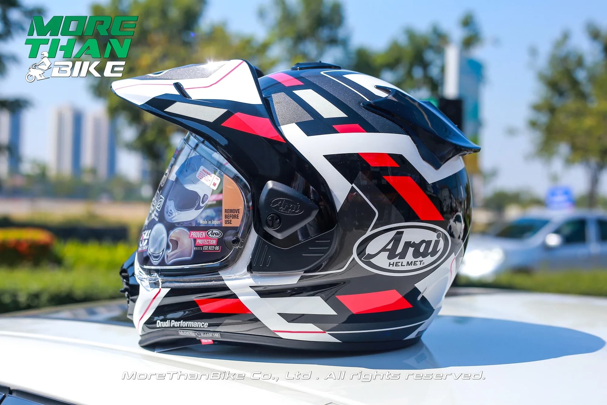 หมวกกันน็อค Arai รุ่น Tour-X5 ลาย Match Red