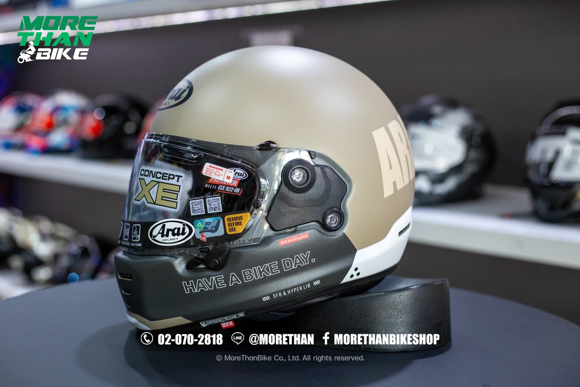 หมวกกันน็อค Arai รุ่น Concept-XE ลาย Habd Desert Sand