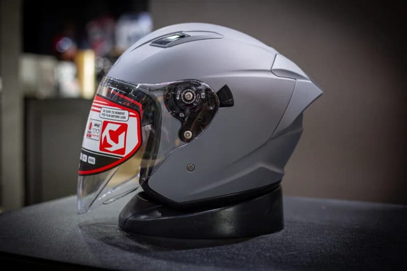 หมวกกันน็อค NHK รุ่น S1 GP Pro สี Solid Matt Grey (เทา)