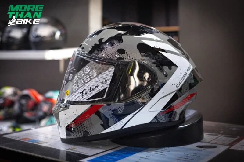 หมวกกันน็อค Zeus รุ่น ZS-826RS ลาย Camo Gray BK8
