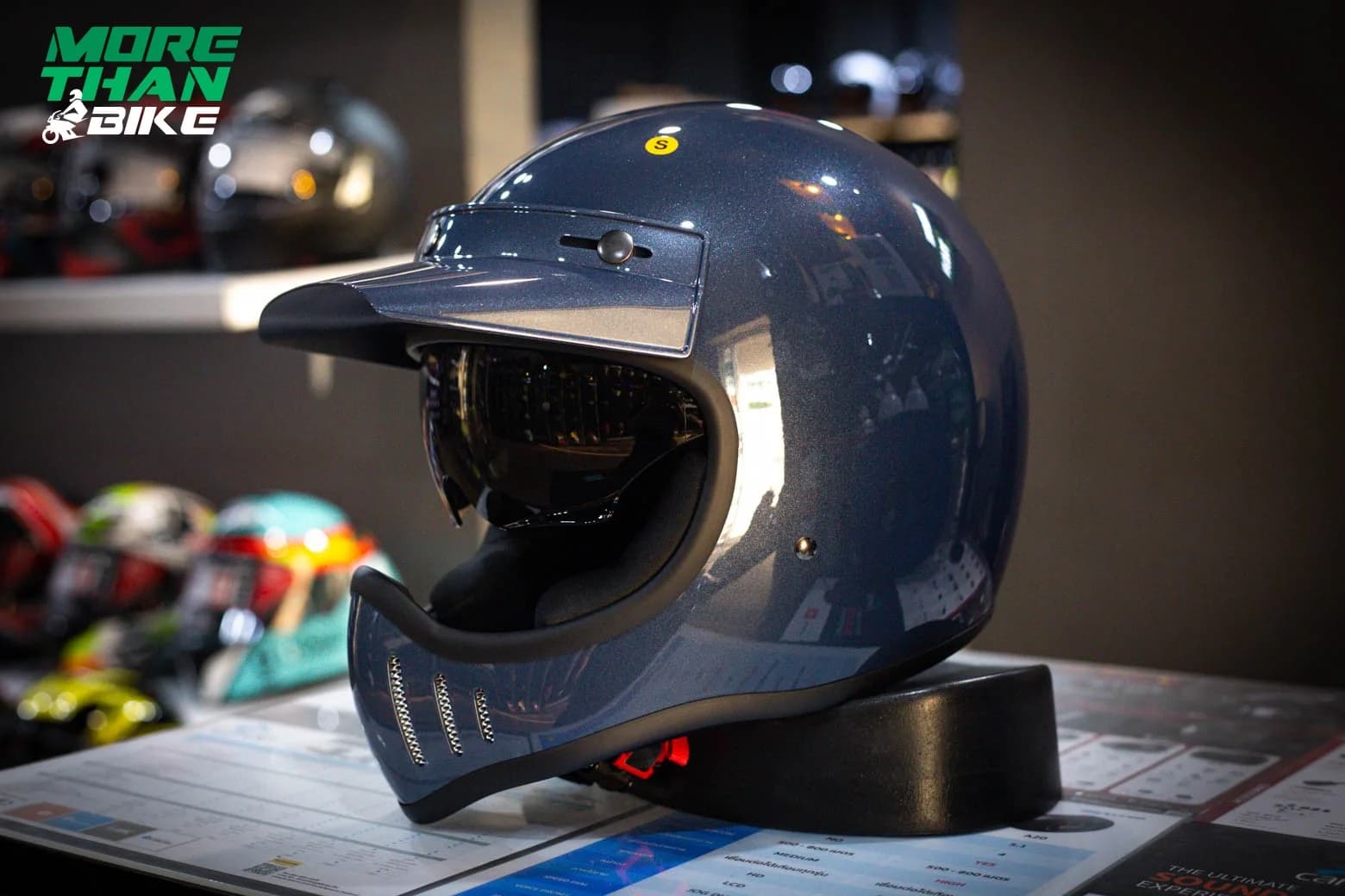 หมวกกันน็อค Zeus รุ่น ZS-916D ลาย Metallic Dark Blue