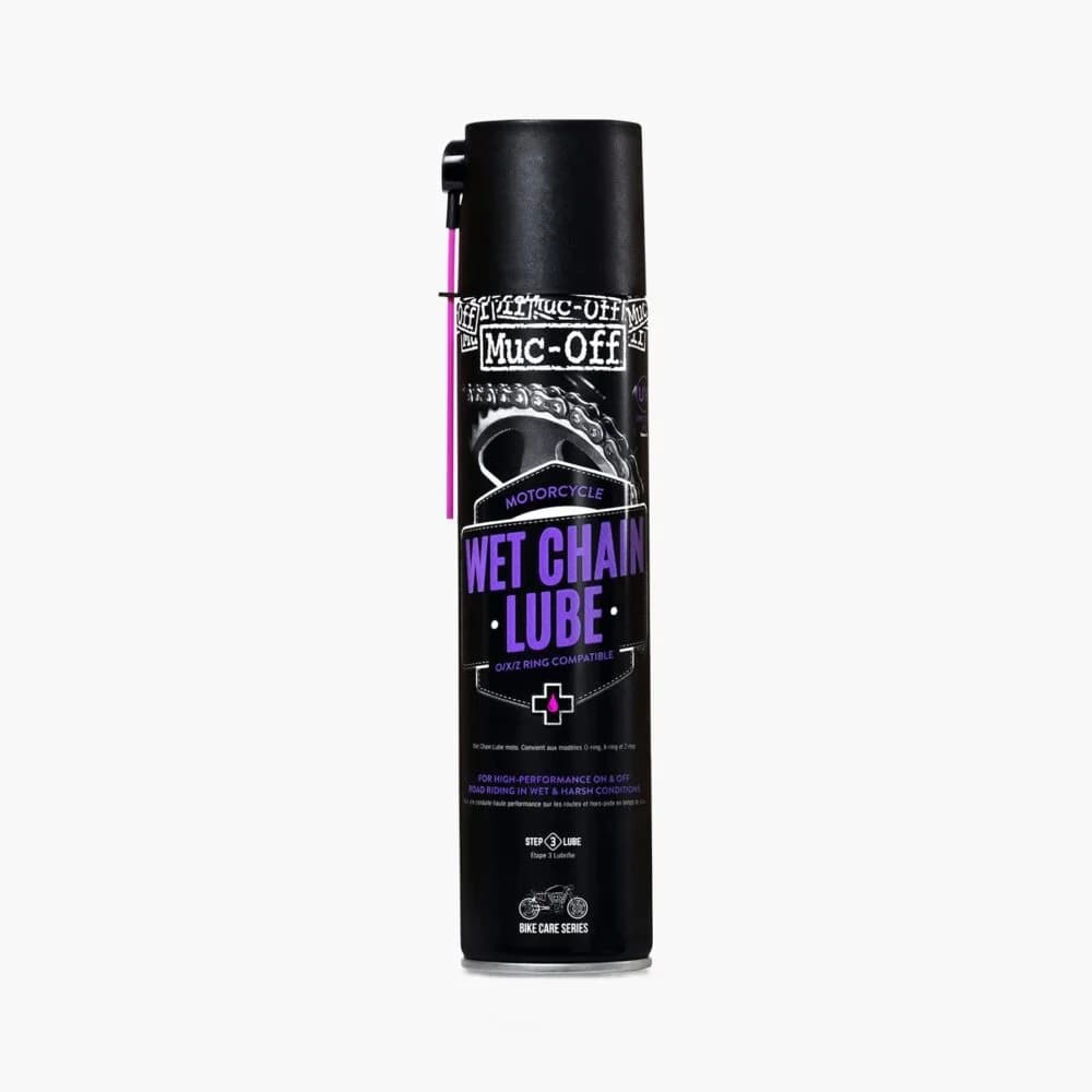 Muc-Off Motorcycle Wet Weather Chain Lube สเปรย์หล่อลื่นโซ่อเนกประสงค์ สูตรสำหรับสภาพอากาศเปียกชื้น