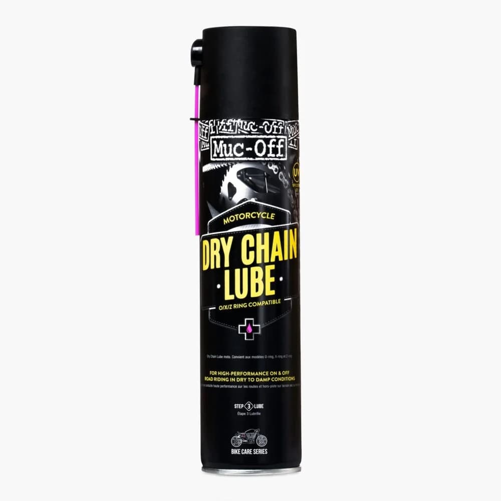 Muc-Off Motorcycle Dry Weather Chain Lube สเปรย์หล่อลื่นโซ่อเนกประสงค์ สูตรสำหรับสภาพอากาศแห้ง
