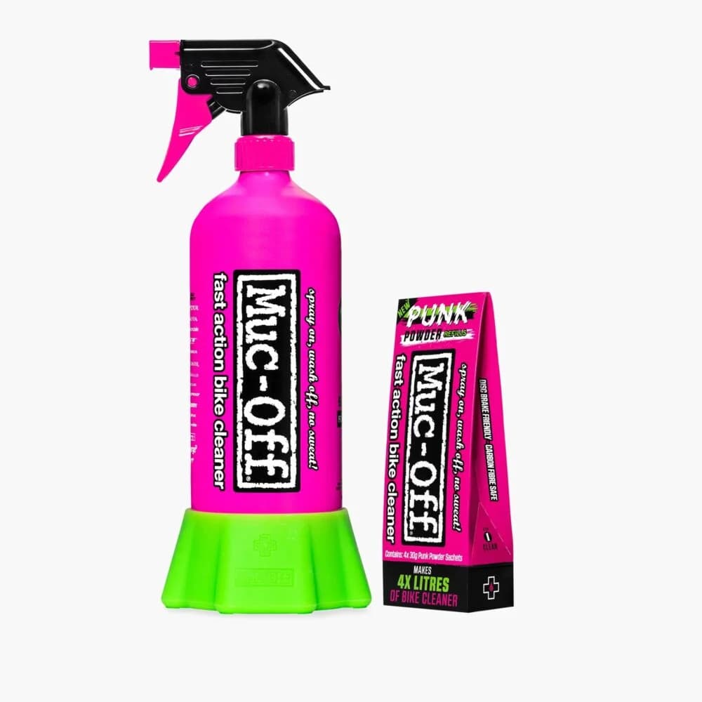 Muc-Off Bottle For Life Bundle ชุดขวดสเปรย์อะลูมิเนียม พร้อมผงทำความสะอาดรถ Punk Powder