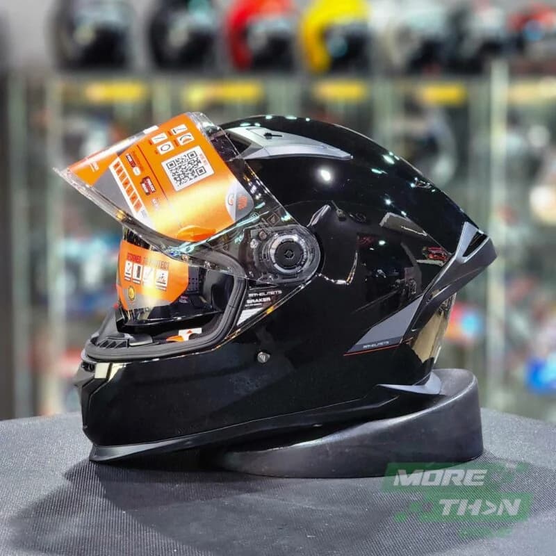 หมวกกันน็อค MT รุ่น Braker SV สี Pure Gloss Black (ดำเงา)