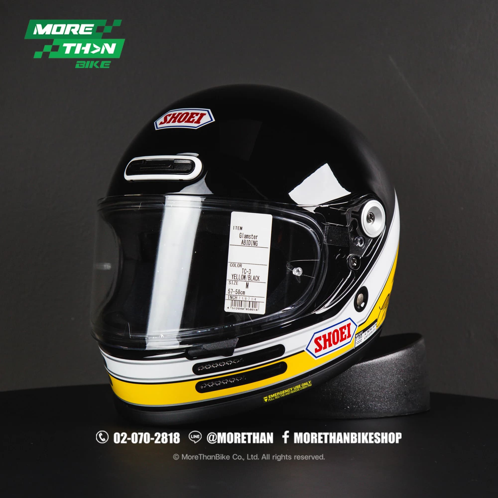 หมวกกันน็อค SHOEI รุ่น Glamster ลาย Abiding TC-3