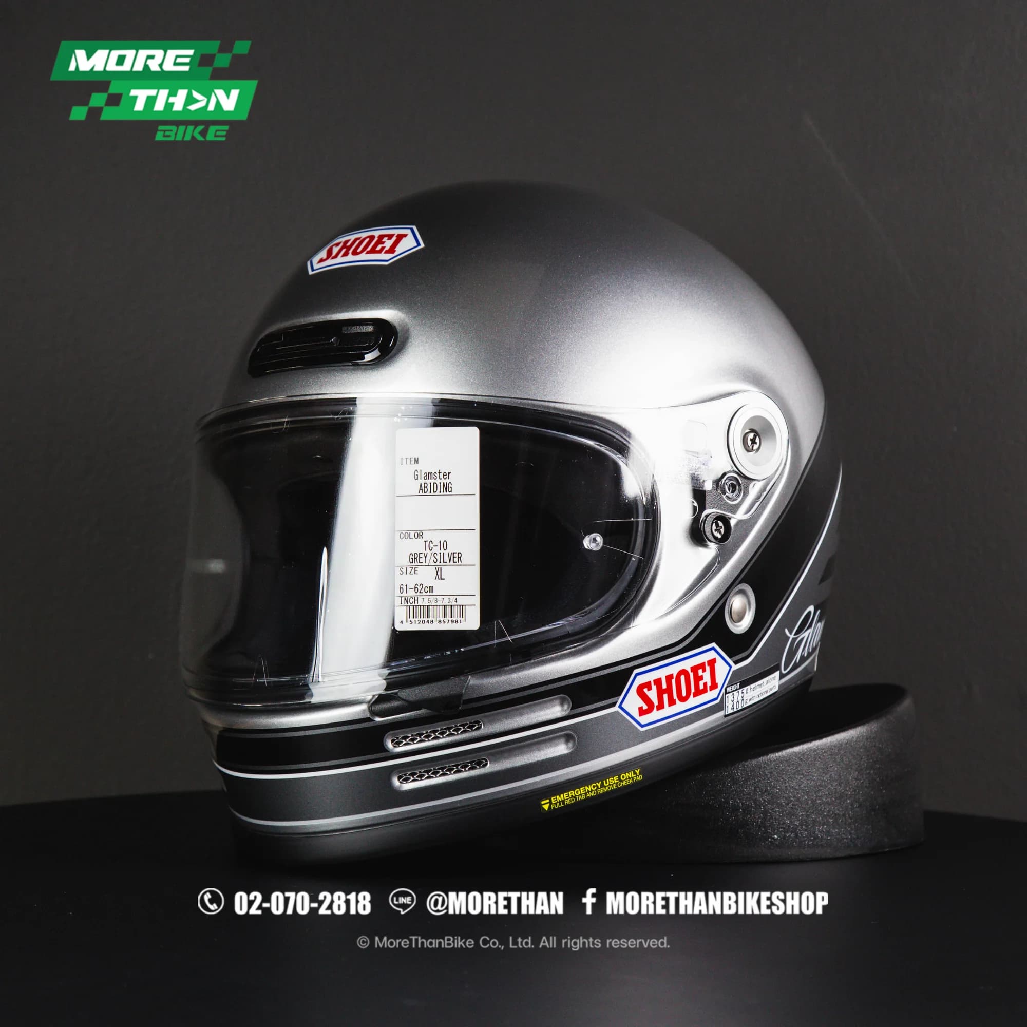 หมวกกันน็อค SHOEI รุ่น Glamster ลาย Abiding TC-10