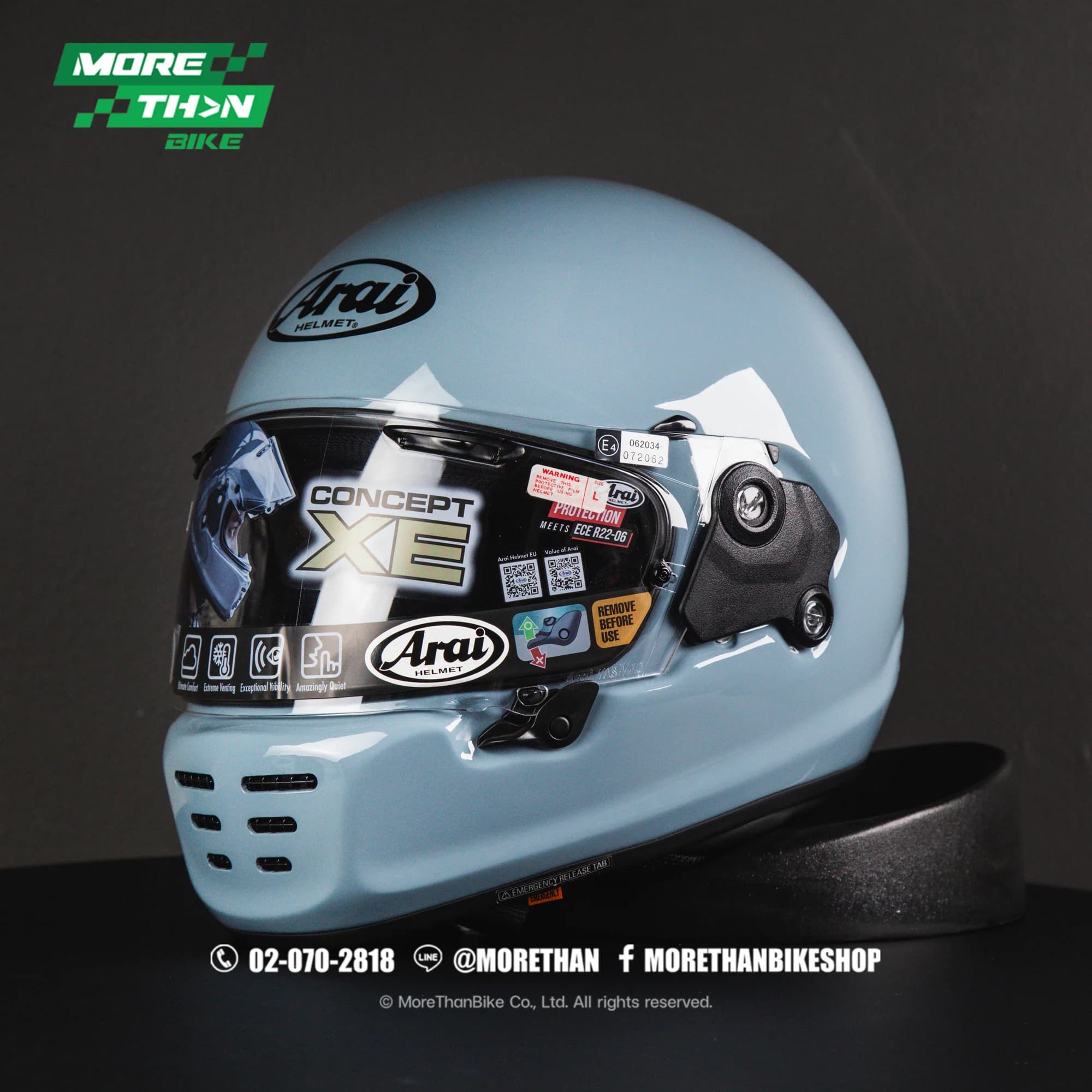 หมวกกันน็อค Arai รุ่น Concept-XE สีฟ้า