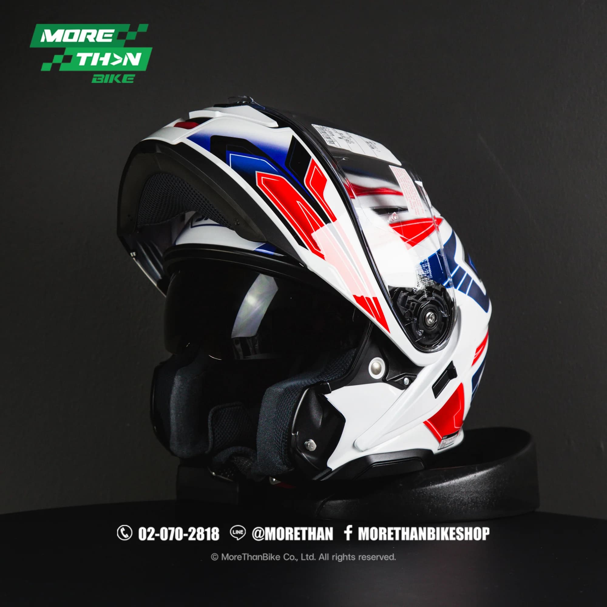หมวกกันน็อคยกคาง SHOEI รุ่น NEOTEC 3 ลาย Anthem TC-10